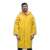 BSP Guard Easy Fit yellow raincoat with hood, size XL, front view