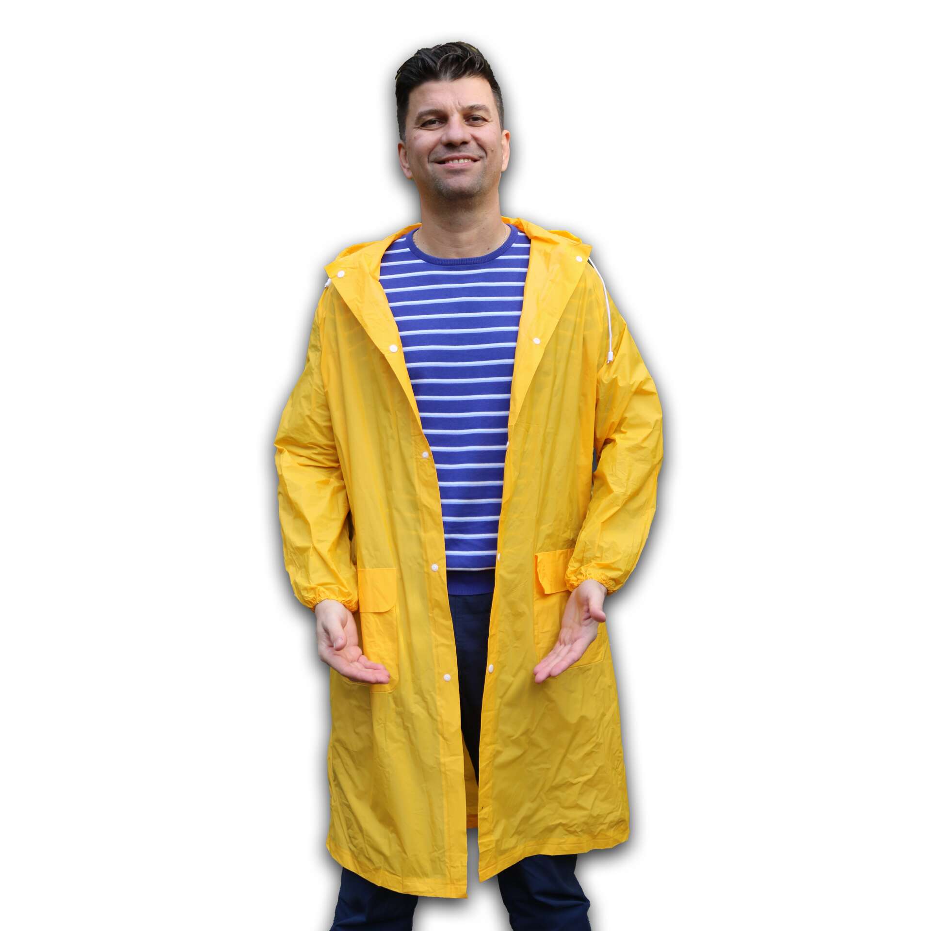 Rain Poncho - Model Universal - Yellow - BSP Guard - XXL