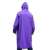 Purple raincoat with hood, BSP Guard Easy Fit model, back view