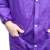 Close-up of the purple raincoat's pockets, BSP Guard universal model