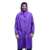 Purple raincoat with hood, BSP Guard universal model, for men