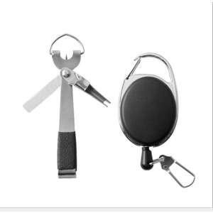 Nástroj na viazanie uzlov na rybárskom vlasci s ostrením háčikov a zasúvacím šnúrkou - Rybárske drobnosti a doplnky