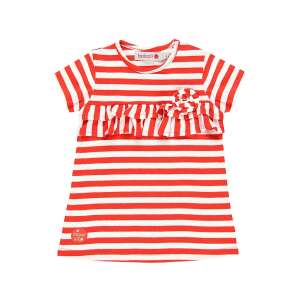 Boboli piros-fehér csíkos babaruha virág díszítéssel - Boboli