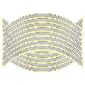 16 piece silver tuning rim stripe for 17 inch rims - Car decorative strip