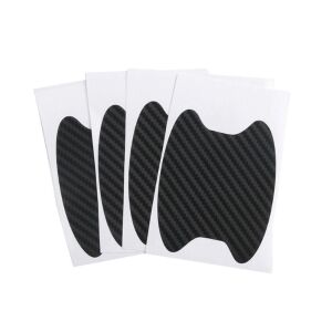 Black carbon fiber car door handle scratch protector film - Nonbrand Vehicle wrap