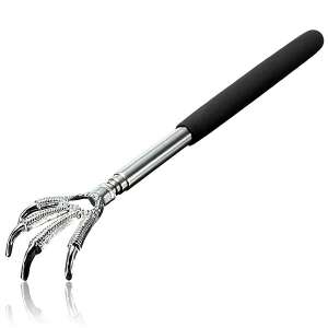 Telescopic back scratcher, back scratcher with claw, reach your back, scratch your back, back scratcher tool - Art & Craft