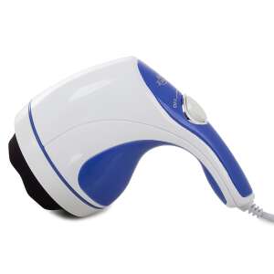 Relax Tone cellulitmasszírozó, fehér és kék színben, oldalnézet - Narancsbőr elleni masszírozó