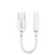 Savio AK-51 audio kábel 0,11 M 3.5mm USB C-típus Fehér 107956351