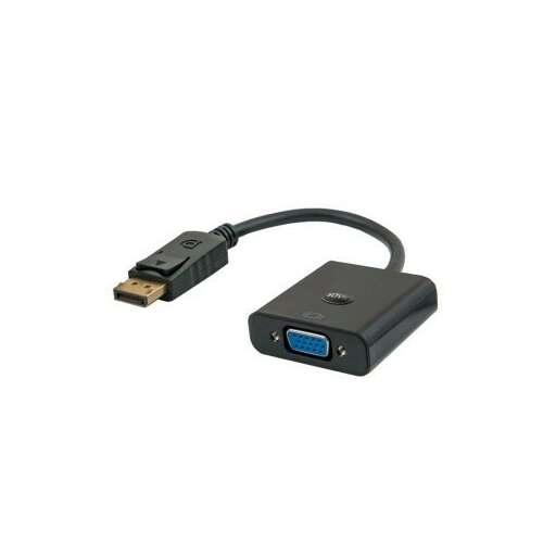 Adapter Savio CL-90/B DisplayPort do VGA, 0,2 m, czarny
