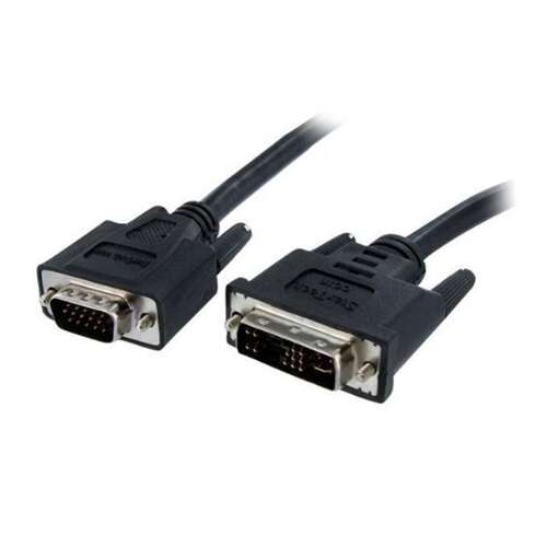StarTech.com 2m DVI-A VGA (D-Sub) átalakító kábel, fekete