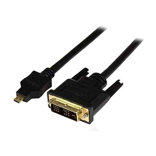 StarTech.com 2m Micro-HDMI - DVI-D átalakító kábel, Fekete - HDMI átalakító