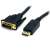 StarTech.com DP2DVI2MM6 DisplayPort DVI-D átalakító kábel, 1,8 méter, fekete
