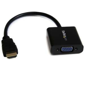 StarTech.com HD2VGAE2 HDMI-VGA átalakító kábel, fekete - VGA átalakító