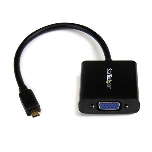 StarTech.com MCHD2VGAE2 Mini DisplayPort - VGA átalakító kábel, Fekete