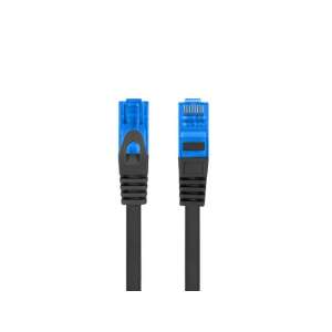 Cablu Ethernet Lanberg PCF6A-10CC-0050-BK Cat6a, negru, 0,5 m, F/UTP (FTP), conectori RJ45 - Lanberg Cabluri UTP