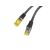 Patchcord cat.6a S/FTP LSZH CU 0.25m Fluke trecut negru 107956708