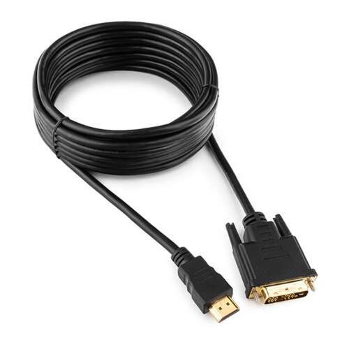 Cablu Gembird 5m HDMI la DVI-D, Masculin la Masculin, Negru