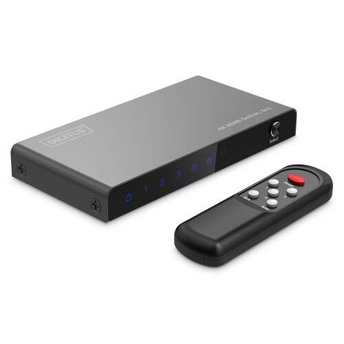Digitus DS-55331 Switch HDMI 4K, 3x1, cu telecomandă