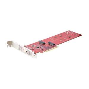 StarTech.com DUAL-M2-PCIE-CARD-B PCIe kártya két M.2 foglalattal - Startech