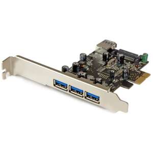 StarTech.com PEXUSB3S42 PCI Express 4 portos USB 3.2 Gen 1 (3.1 Gen 1) adapter kártya - Startech