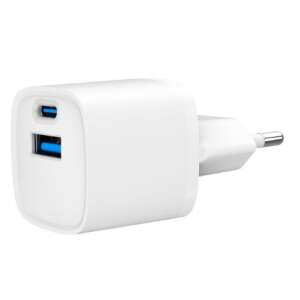 Gembird TA-UC-PDQC20-W-01 încărcător rapid USB-C de 20W cu priză EU - Gembird Încărcător de telefoane