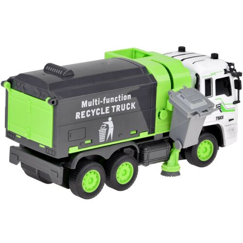 Zdalnie sterowana ciężarówka do recyklingu - Widok z boku