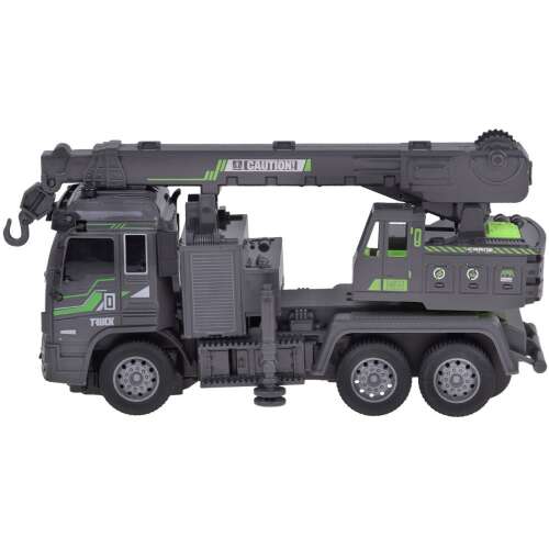 RC Darus Teherautó zabawka dźwig samochodowy, pojazd budowlany widok z boku