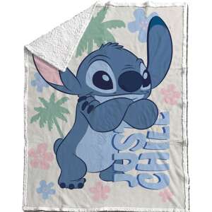 Disney Lilo és Stitch sherpa takaró polár béléssel 130x170cm - Jerry Fabrics