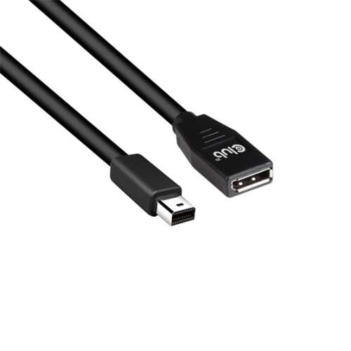 Club3D Mini DisplayPort - DisplayPort 1.4 hosszabbító kábel, 1 méter, fekete, hím-nő
