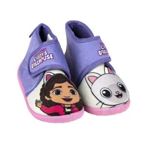 Gabby's Dollhouse Nickelodeon Kinderschlappen, lila und rosa mit Gabby und Pandy Figuren - Schuhe für Kinder