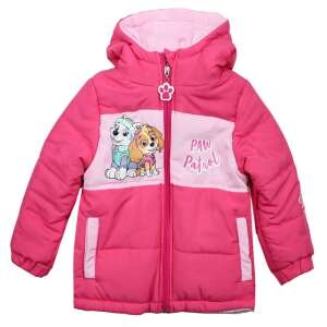 Zimowa kurtka Nickelodeon Paw Patrol dla dziewczynek z postaciami Skye i Everest, różowy kolor, zamek błyskawiczny - Nickelodeon