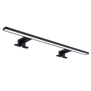 Lampa cu LED pentru oglinda de baie Luxx, neagră, 600mm - Lampă de baie