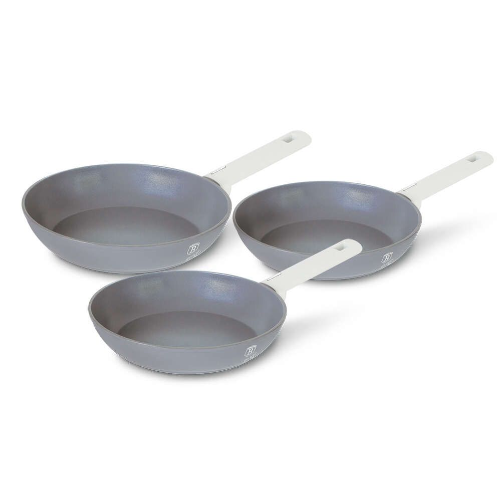 E-shop Berlinger Haus BH-7075N 3-dielna súprava panvíc z kolekcie Aspen, sivá