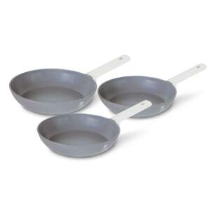 Berlinger Haus Aspen Collection 3-teiliges Bratpfannen-Set, grau, antihaft, Induktion - Berlinger Haus