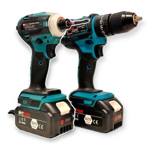 Hitman 62V Akkus Fúró és Ütvecsavarozó Szett - HITMAN