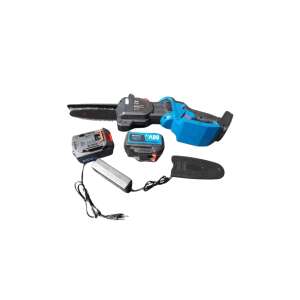 Matrixx Max 88V Cordless Chainsaw with 6-inch Bar, 2 Batteries and Charger, for Pruning and Cutting Branches - Garden Tool & Machine