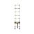 Haina 5-meter Telescopic Aluminum Ladder, fully extended