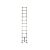 Haina 5-meter Telescopic Aluminum Ladder, fully extended view