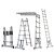 Multiple configurations of Haina 5m telescopic ladder