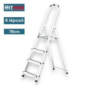 Scară Hitman cu 4 trepte, înălțime 78 cm, aluminiu - Scară și suport