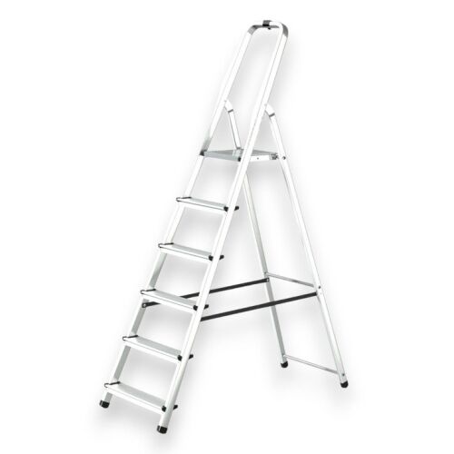 Hitman 6-step aluminum ladder, 117cm height