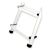 Angled view of Hitman aluminum ladder steps