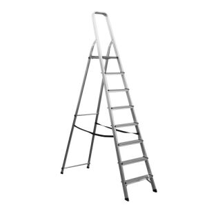 Procraft Aluminum Single Ladder - 172 cm, 8 Steps - Ladder and Step Stool