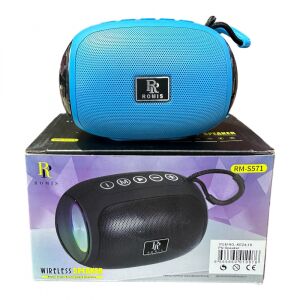 Romis RM-S571 Bluetooth Speaker with RGB LED lights, blue and black color options - Nonbrand Bluetooth Speaker