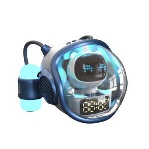 Spacecraft M60 Bluetooth Speaker Alarm Clock RGB Light - White Background - Nonbrand Bluetooth Speaker