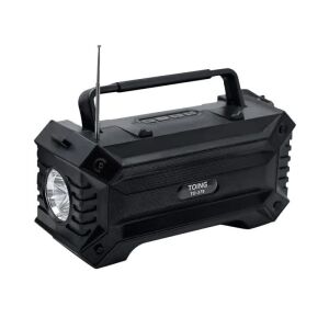 TOING TO-370 Solar Powered Bluetooth Speaker with Radio and Flashlight - Headphone and Bluetooth Speaker