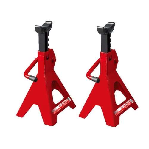 Seltech car jack stands, 2 pack, 3 ton capacity, red