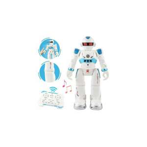 Távirányítós robot játék, táncol, énekel, tanul, fehér és kék, távirányítóval - Nonbrand Interaktív gyerek játék