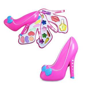 3-tiered high-heeled shaped foldable makeup set for girls 107969545 - Vanity Table, Makeup Set, Fragrance