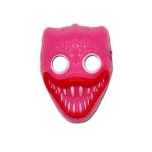 Huggy Wuggy pink mask for Halloween costume, scary monster face - Dressing Accessory